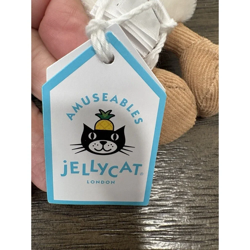 Jellycat Amuseables Happy Boiled Egg Plush Keychain 7